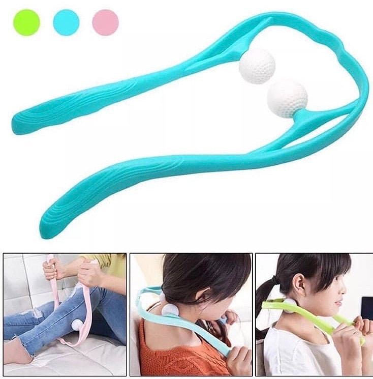 Pressure Point Body And Neck Massager, 2 Balls Neck Massager Pressure Point Body And Neck Massager, 2 Balls Neck Massager